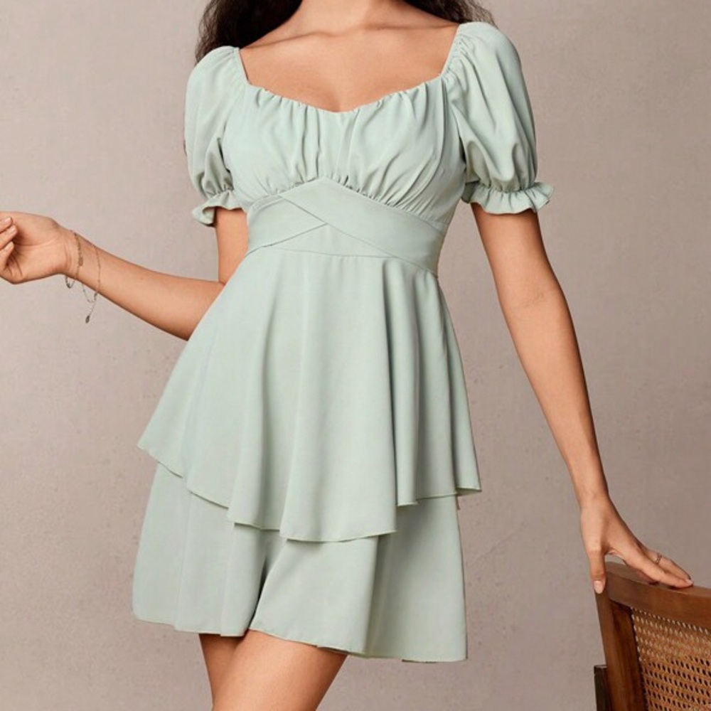Spring Mint Green Women's Dress